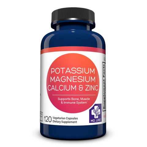 Potassium Magnesium Zinc Calcium