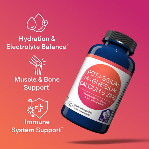 Potassium Magnesium Zinc Calcium