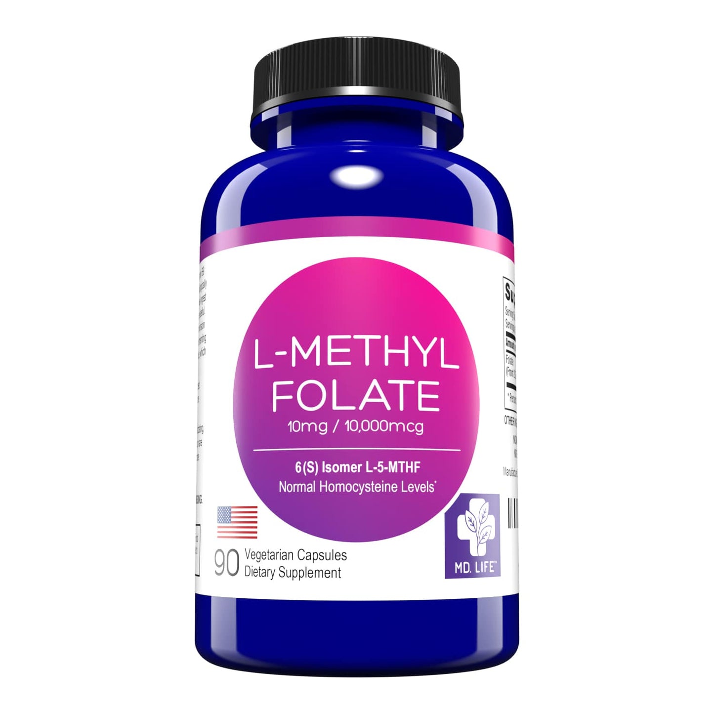 L-Methylfolate 10mg - MD. Life