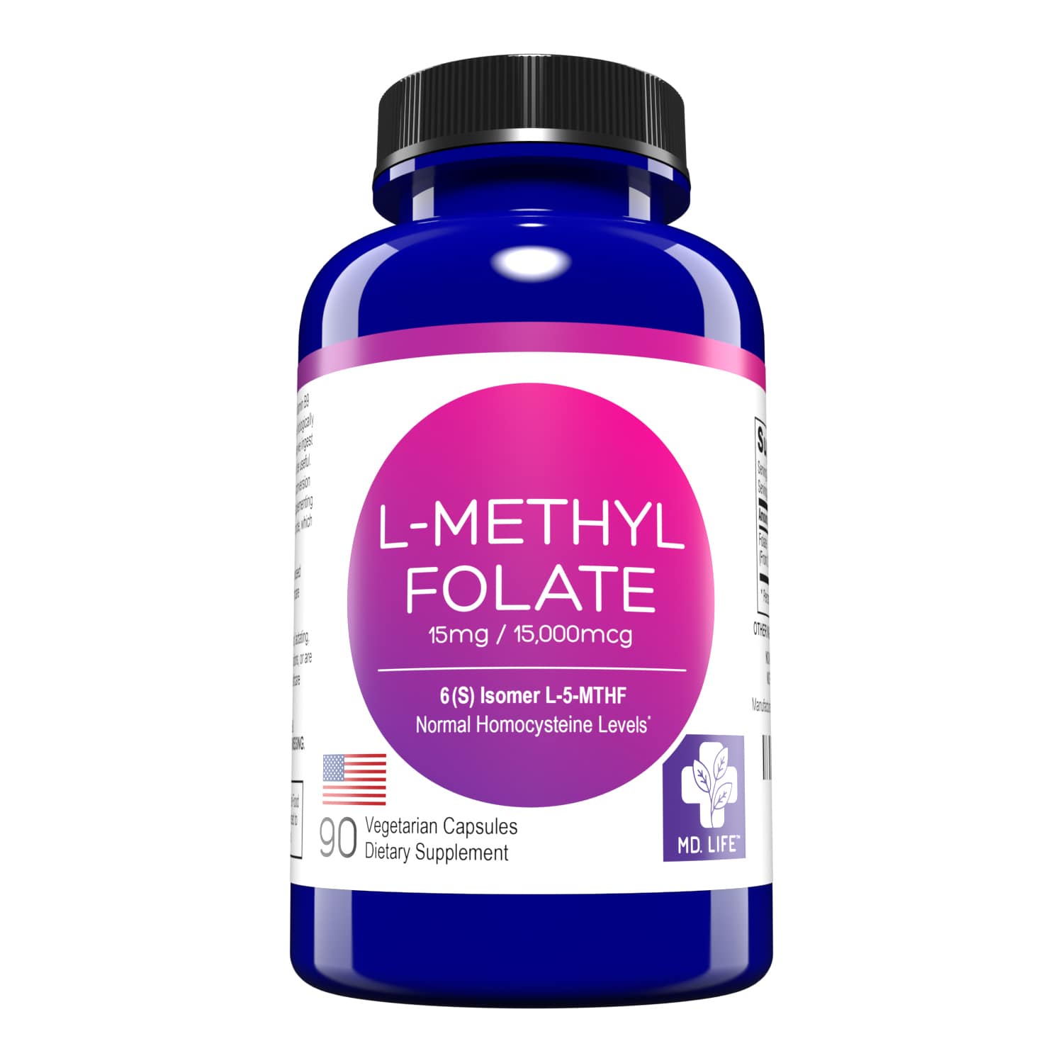 L-Methylfolate 15mg - MD. Life