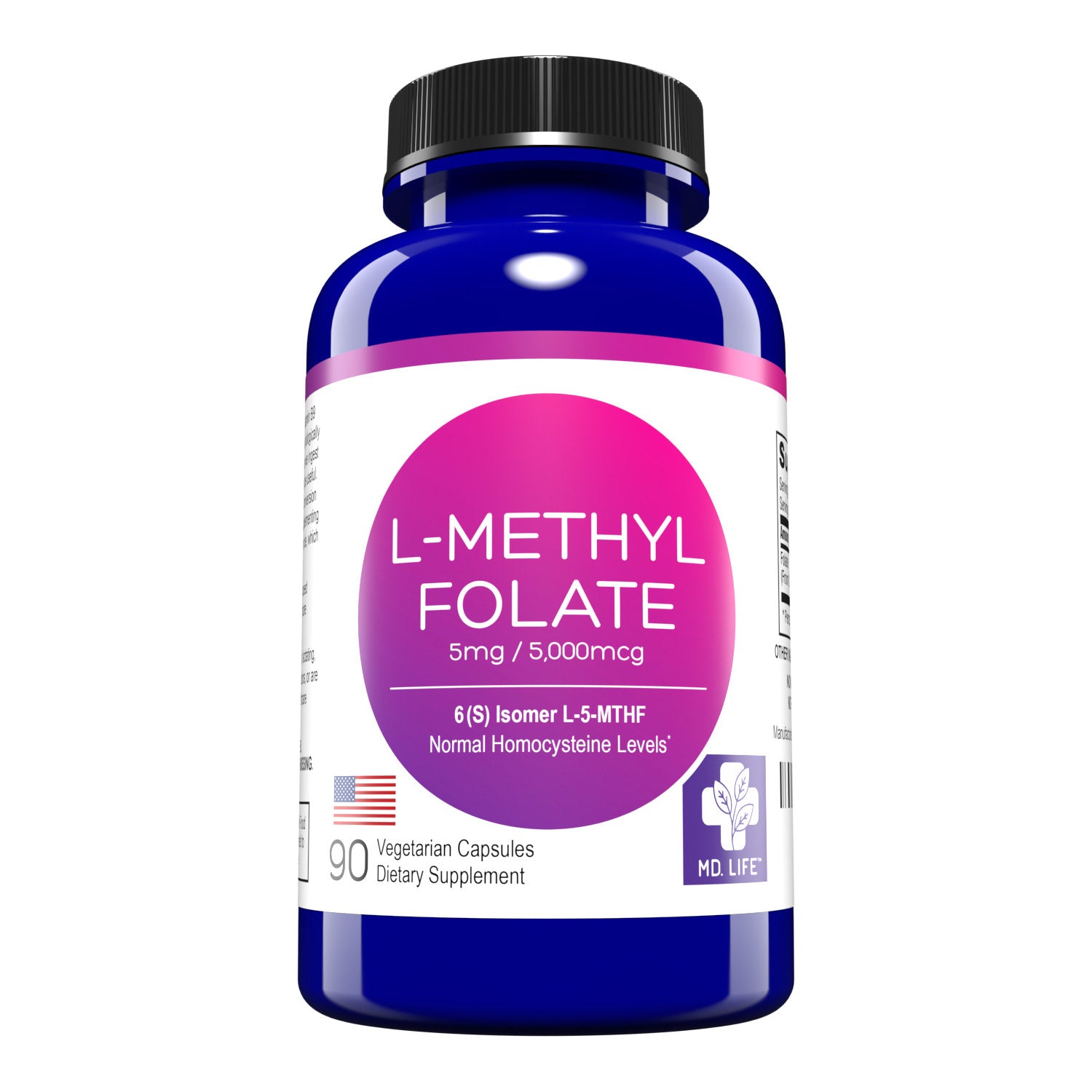 L-Methylfolate 5mg - MD. Life